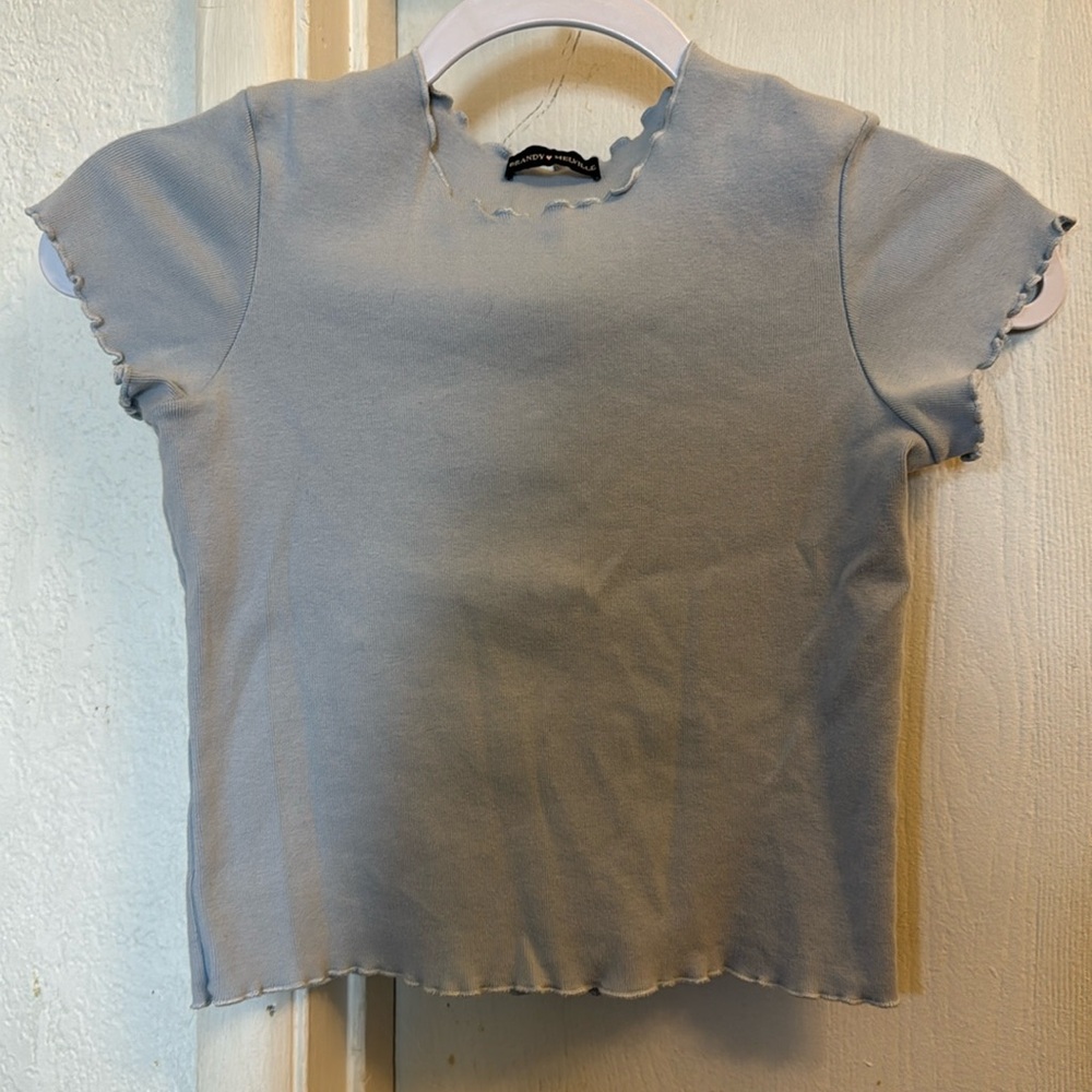 Brandy Melville Women’s Small Baby Blue Top